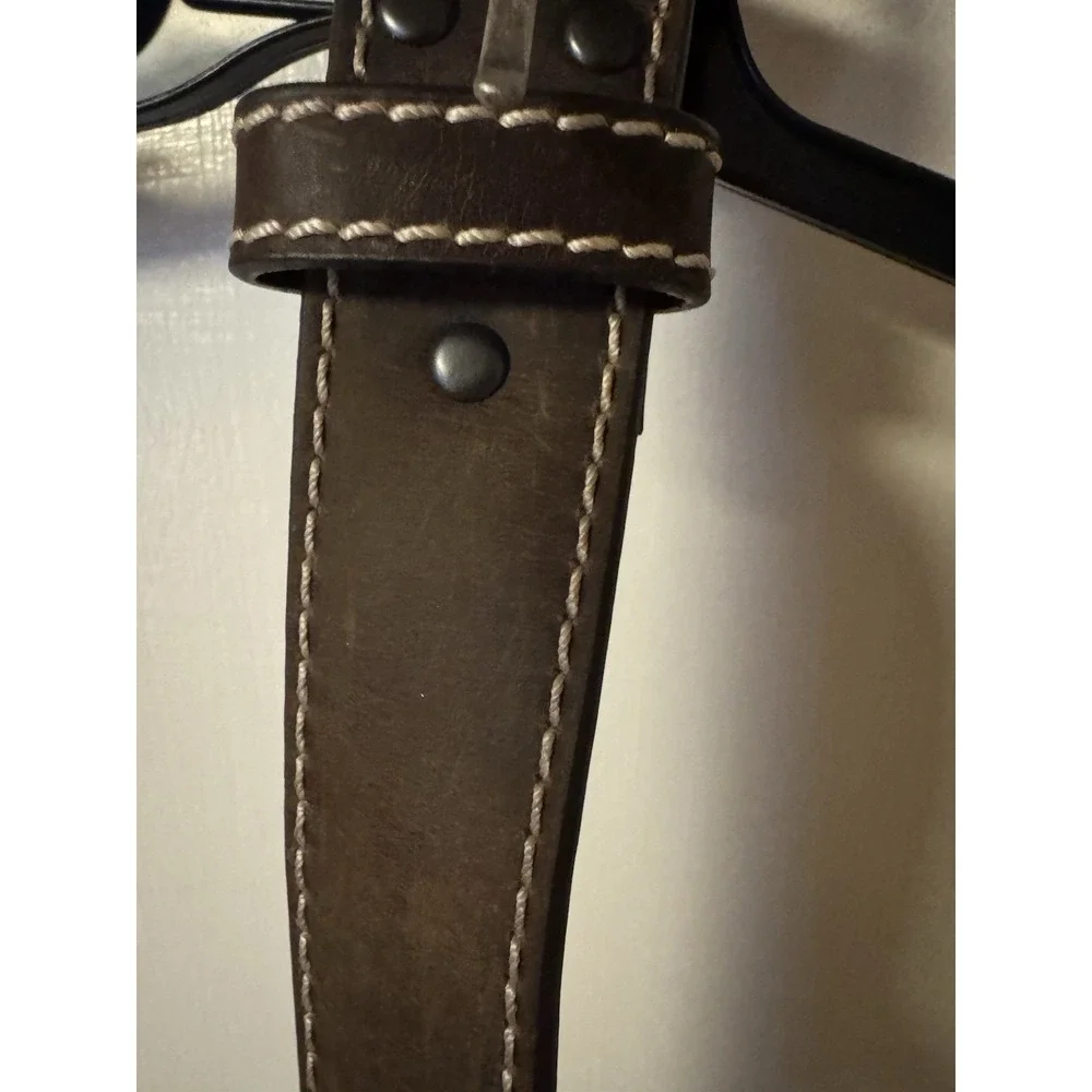 Ariat Men's Leather belt So 34 Brighton Limited Edition‎ Buckle 2007 Western